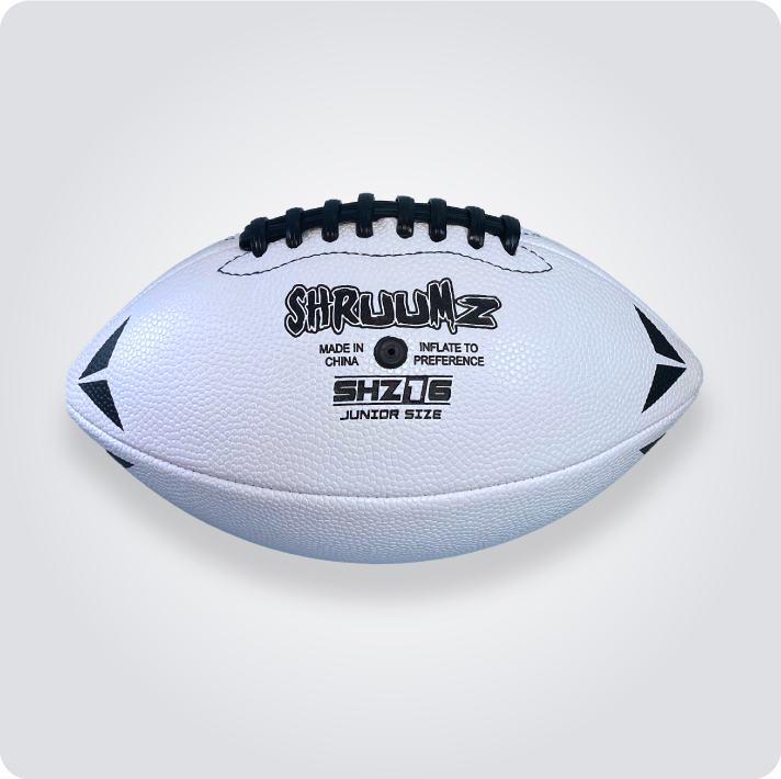 Shruumz Football - All White – SHRUUMZ