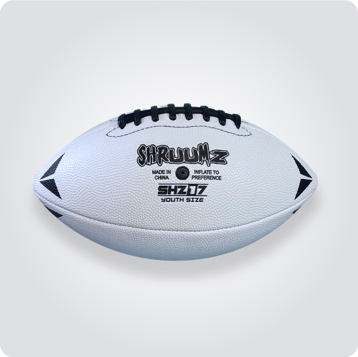 Shruumz Football - All White – SHRUUMZ