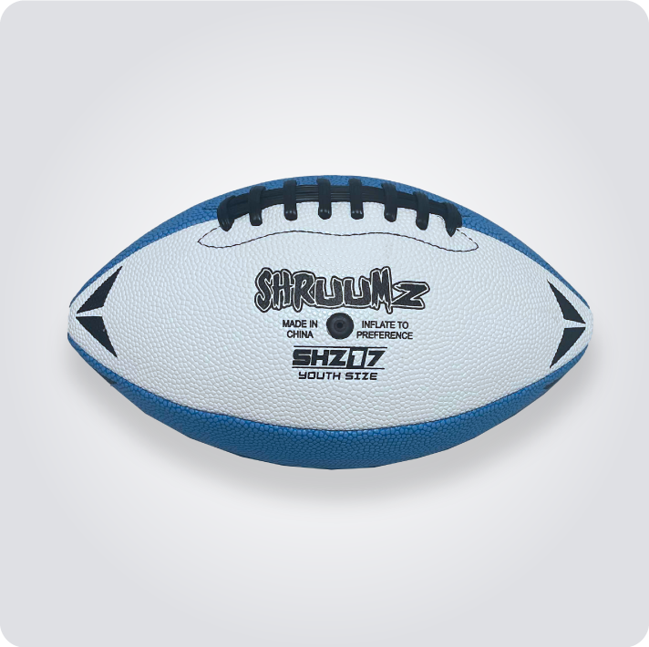 Shruumz Football - White/Light Blue – SHRUUMZ