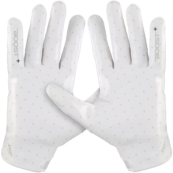 Grip Boost Stealth Boost Plus Football Gloves Solid White - Main Image