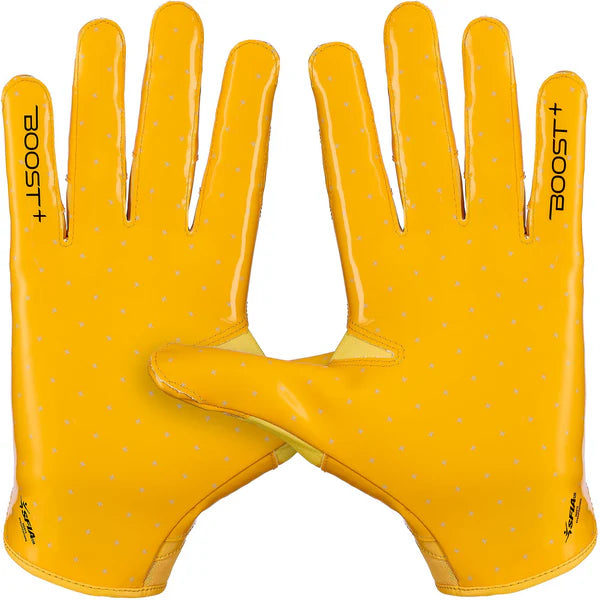 Grip Boost Stealth 6.0 Boost Plus Football Gloves Solid Yellow You SHRUUMZ