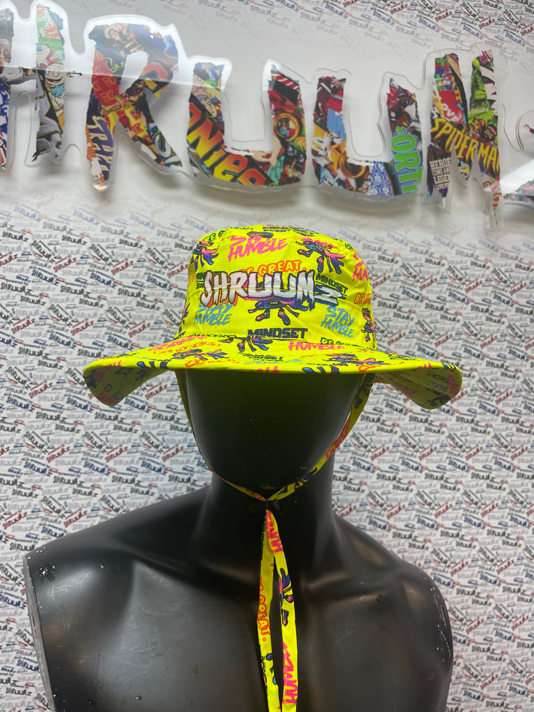 SHRUUMZ Bucket Hats - Highlighter QR