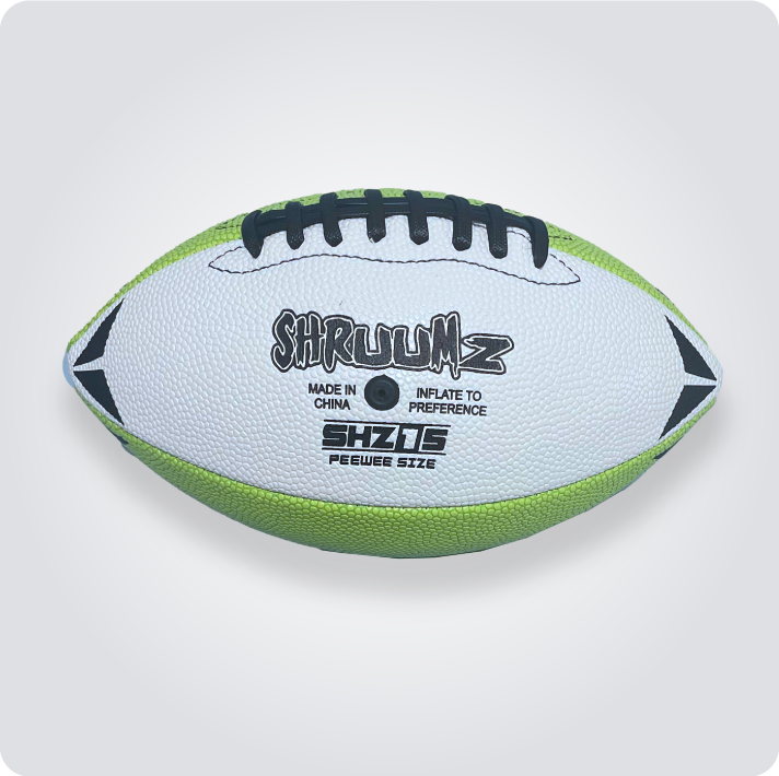 Shruumz Football - White/Lime – SHRUUMZ