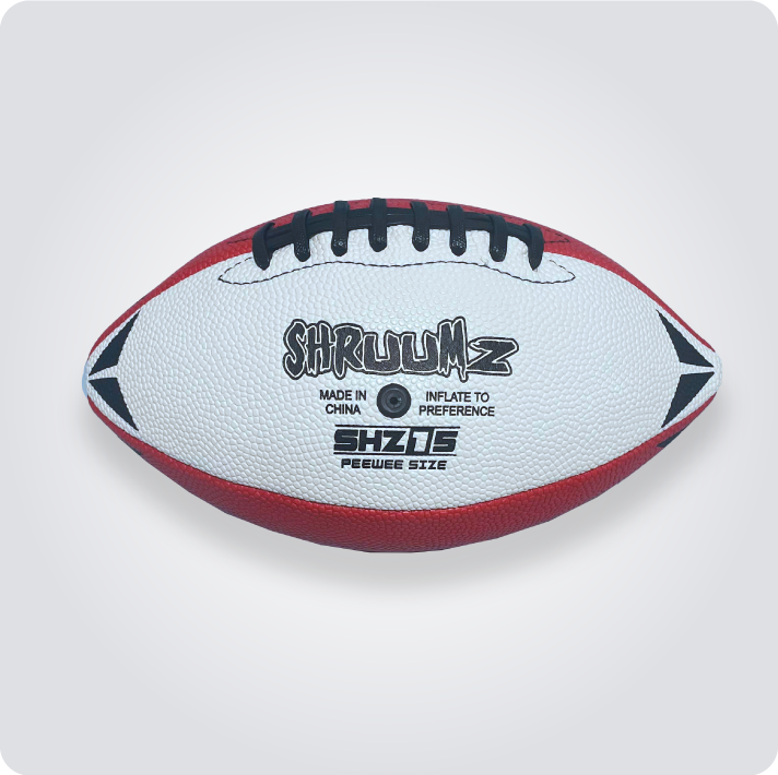 Shruumz Football - White/Red – SHRUUMZ