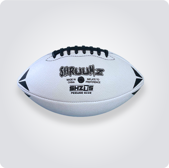 Shruumz Football - All White – SHRUUMZ