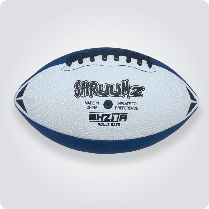 Shruumz Football - White/Royal Blue