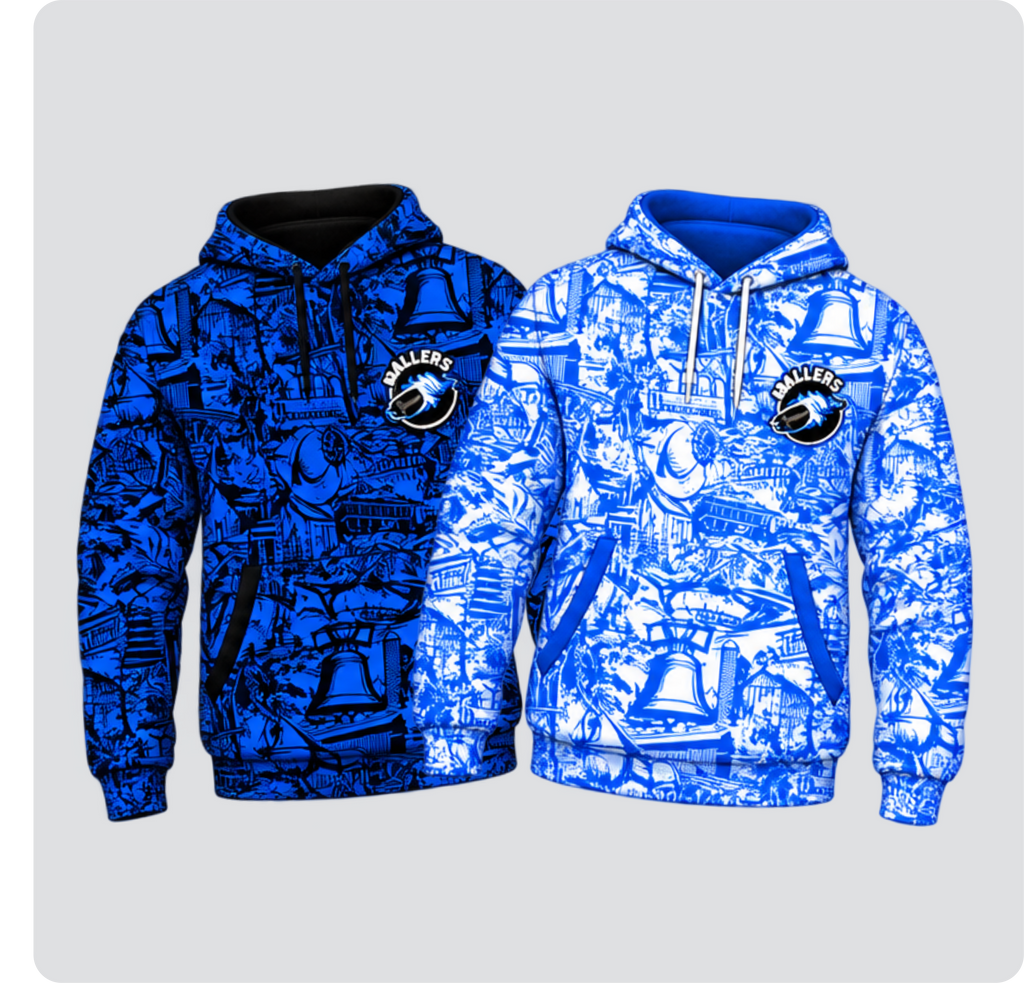 The Blitz - Longsleeve Fleece Hoodie - B