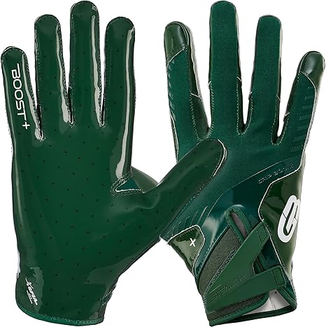 Grip Boost Stealth 6.0 Boost Plus Football Gloves - Solid Green