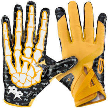 Grip Boost Stealth 6.0 Boost Plus Football Gloves - Solid Red