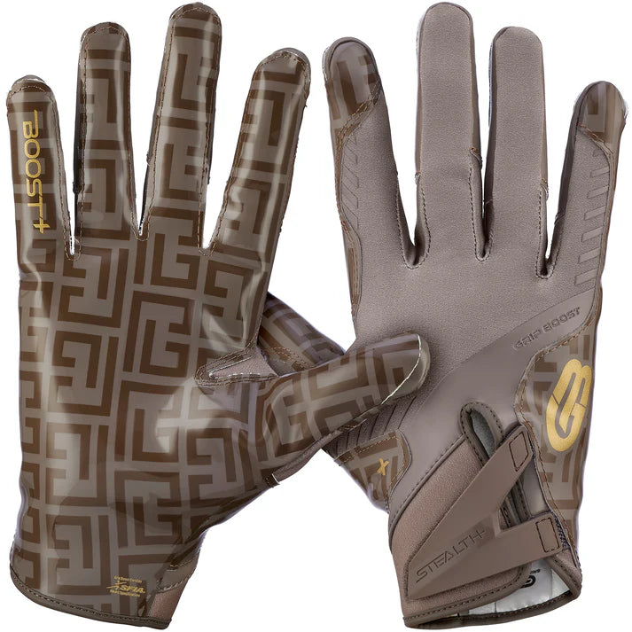 Grip Boost Stealth 6.0 Boost Plus Football Gloves - Lux - Adult Sizes