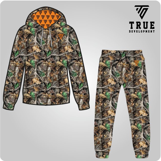 True Development - Camo Fleece Pullover and Joggers