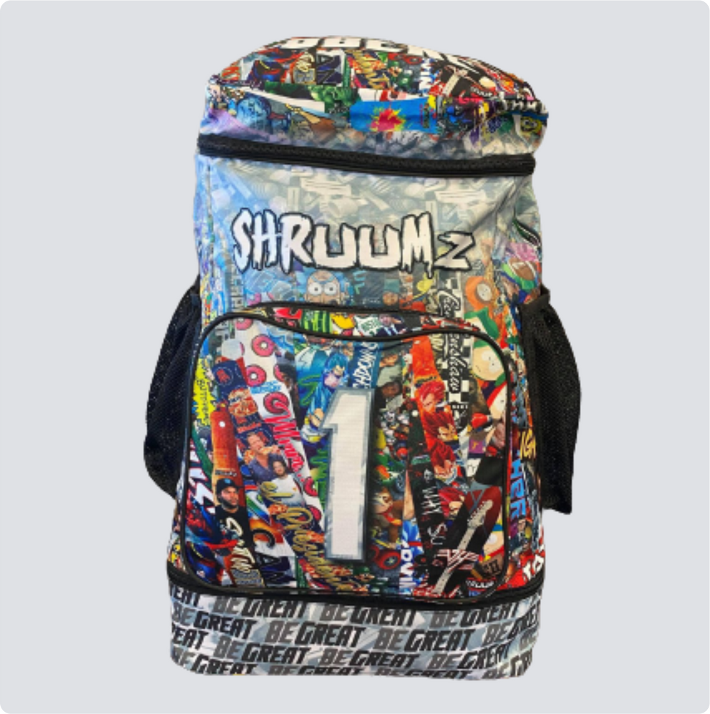 SHRUUMZ - Customized Backpack with Your Name and Number