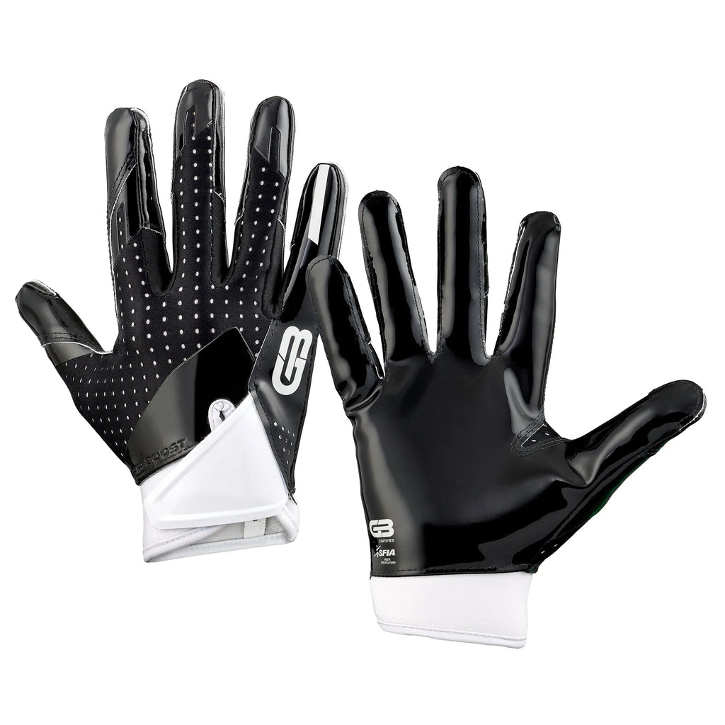 5.0 Grip Boost Black Football Gloves - Youth Sizes